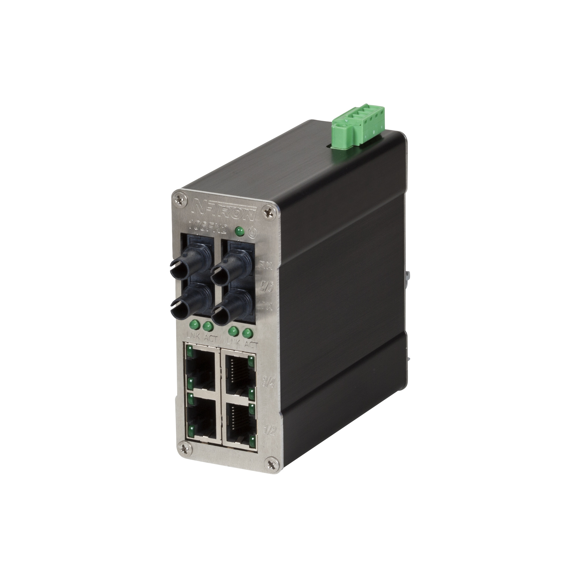 https://26915817.fs1.hubspotusercontent-eu1.net/hubfs/26915817/AD/AD-Website-products/Red%20Lion%20Controls/Swiches/N-TRON%20100/N-Tron_106FX2-ST_2000x2000_Left.jpg